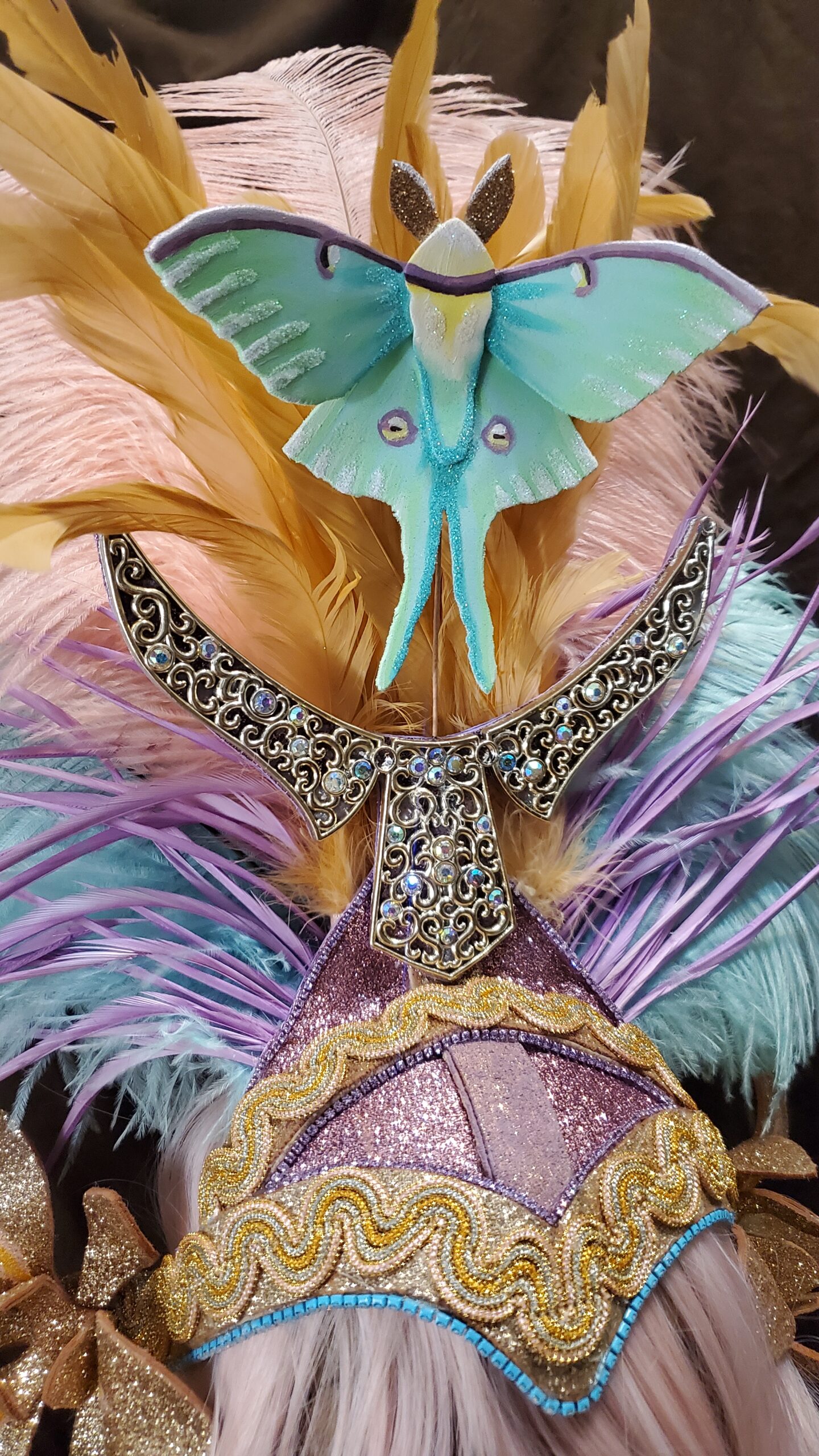 Luna Moth Headpiece - Image 3