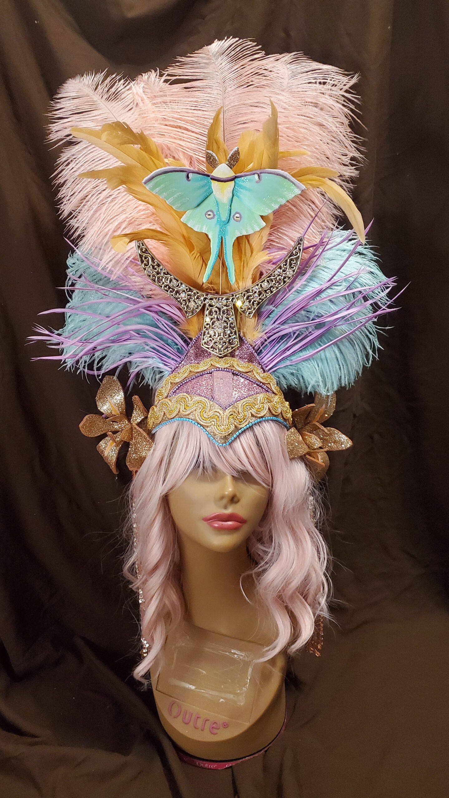 Luna Moth Headpiece